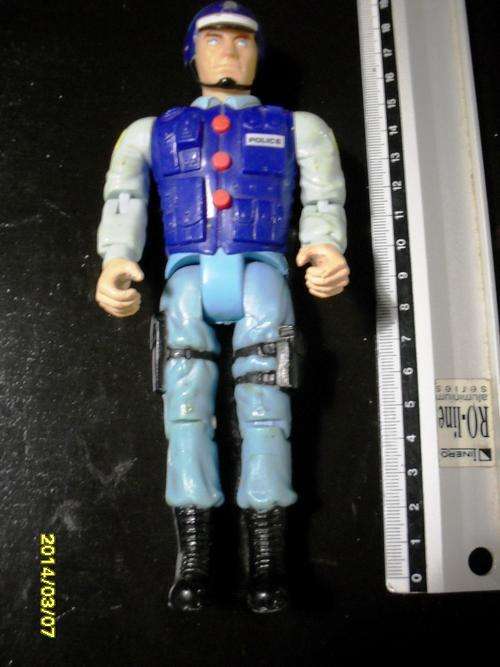 Vintage action Figure Policeman