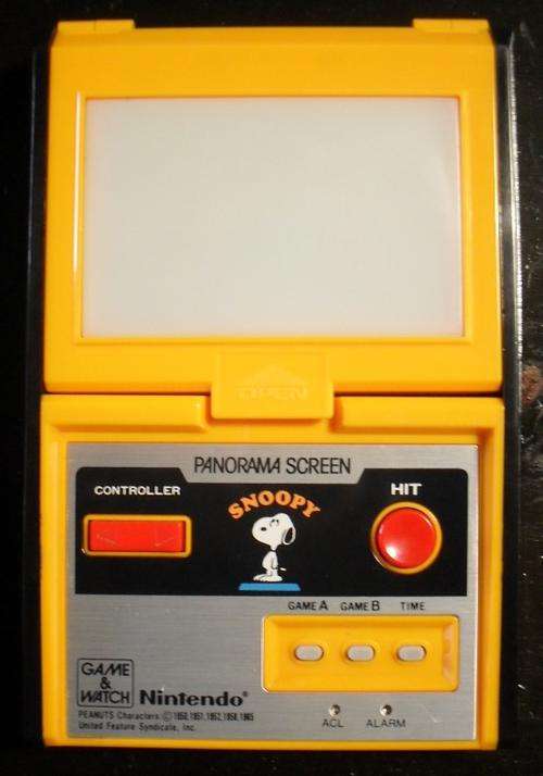 Nintendo Game&watch Snoopy Panorama screen