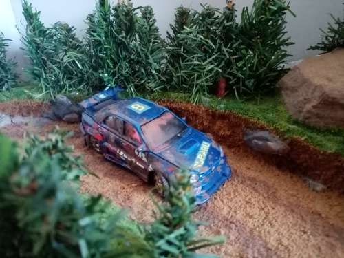 Subaru Rally Diarama