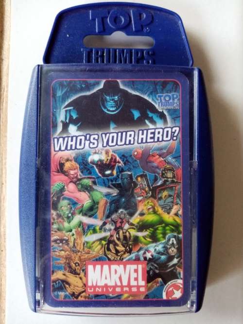 Marvel Trump cards complete