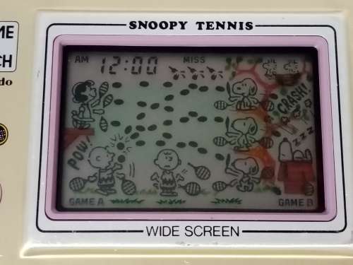Nintendo Game and Watch Snoopy Tennis