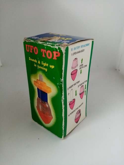 Vintage UFO Spun Top