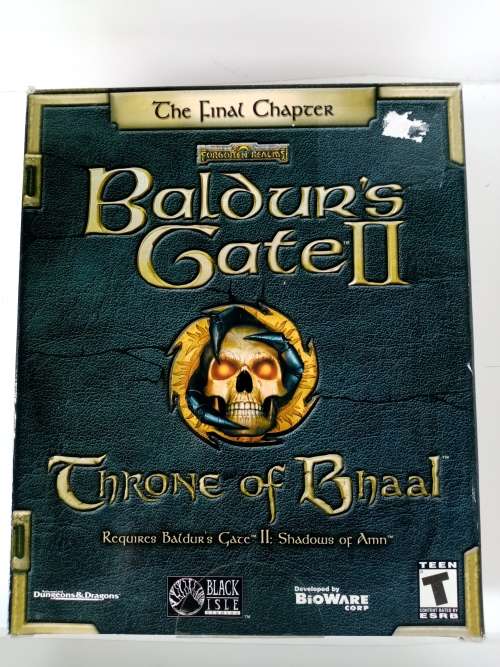 Baldur`s Gate 2 Throne of Bhaal PC Game Sealed