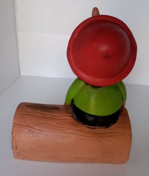 Vintage Pinnochio Coin Bank