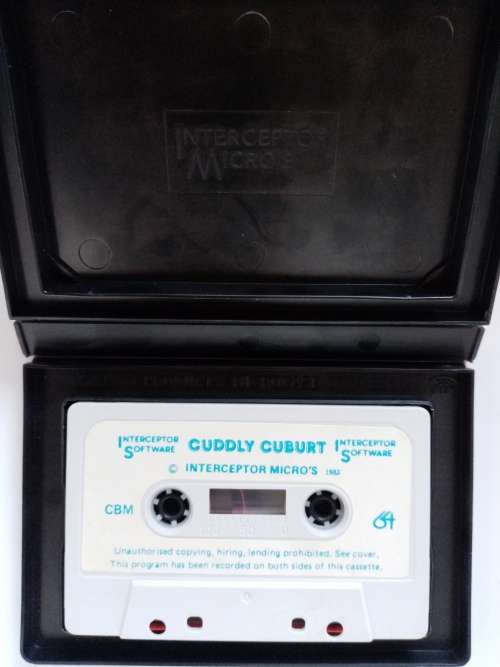 Commodore 64 Qbert Game Cassette and
