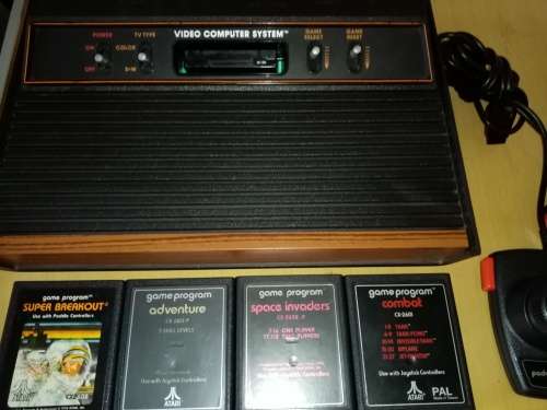 Vintage Atari CX2600 Game Console Bundle