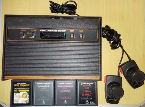 Vintage Atari CX2600 Game Console Bundle
