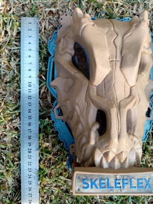 2 Vintage Skeleflex Skulls