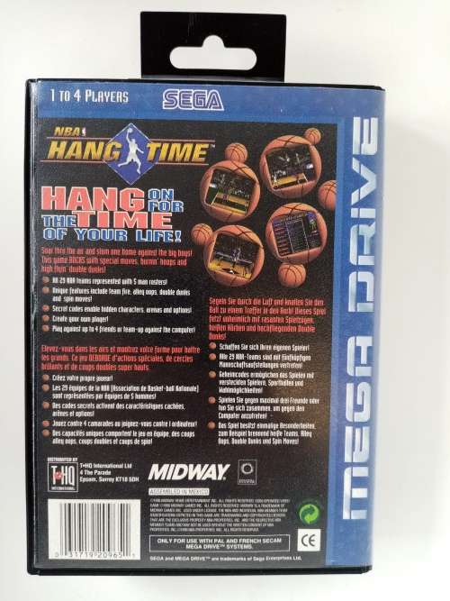 Sega Mega Drive Hang Time Game