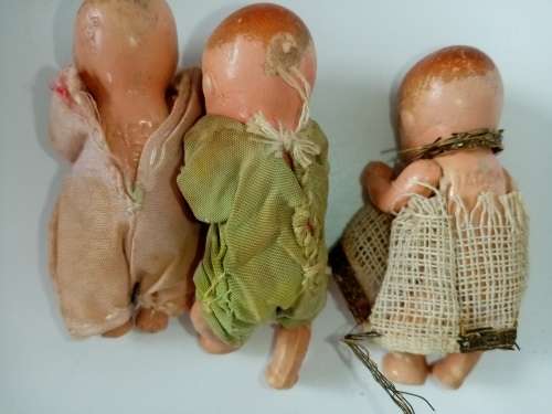 3 Vintage Baby Dolls made in Japan