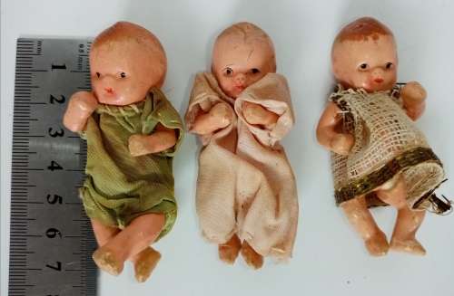 3 Vintage Baby Dolls made in Japan