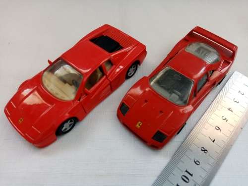 2 Ferrari Die Cast Models