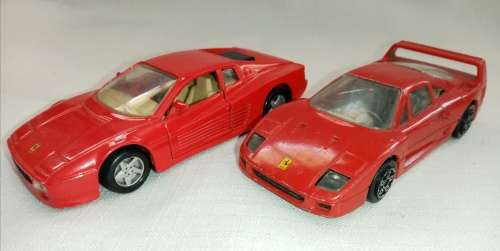 2 Ferrari Die Cast Models