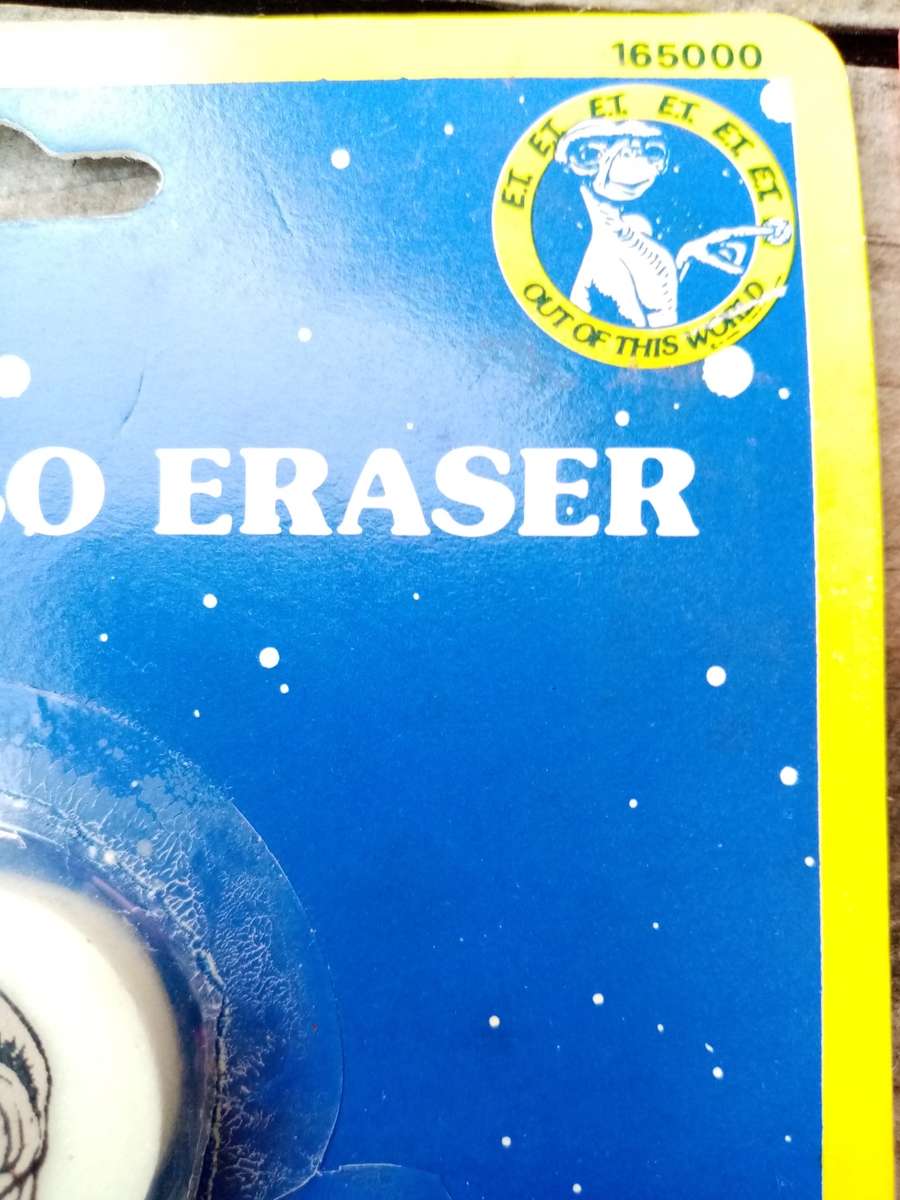 Vintage E. T Eraser