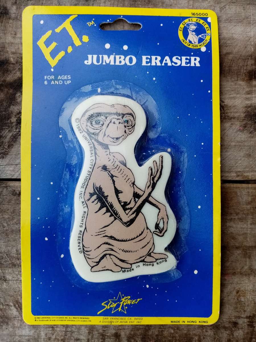 Vintage E. T Eraser