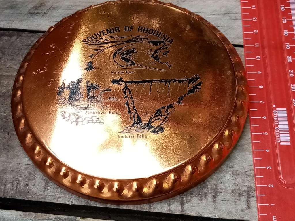 Brass Rhodesia Plaque