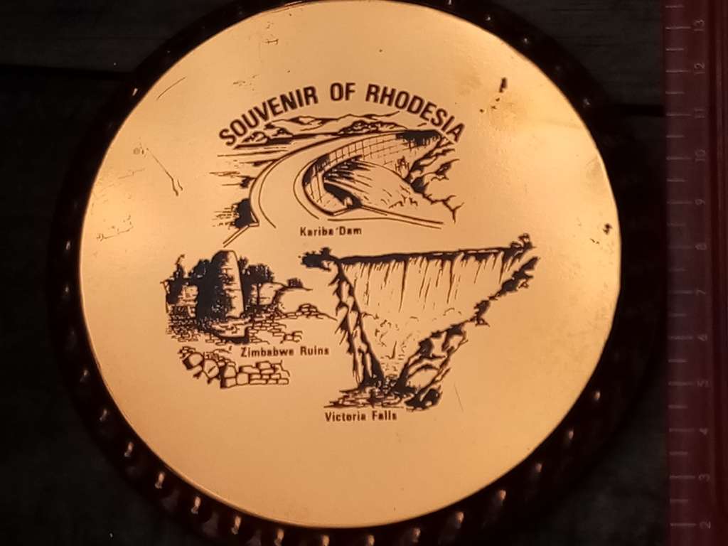 Brass Rhodesia Plaque