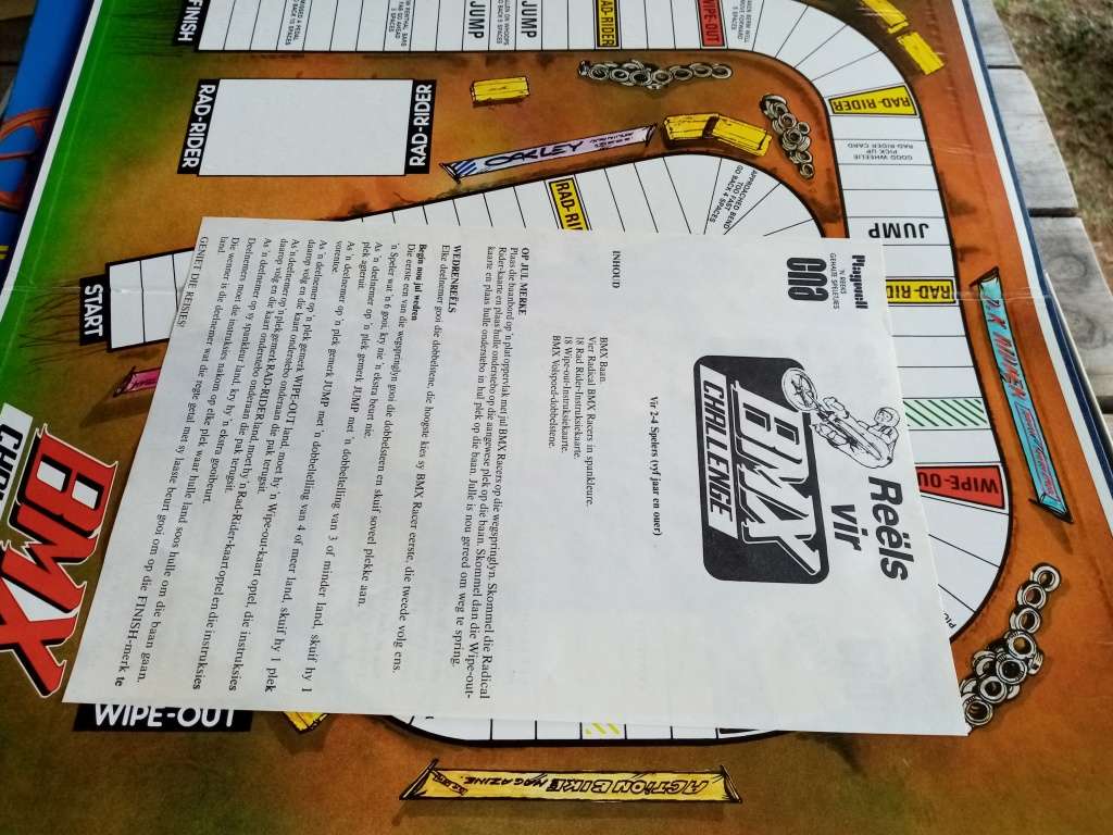 Vintage BMX Challenge Boardgame like new