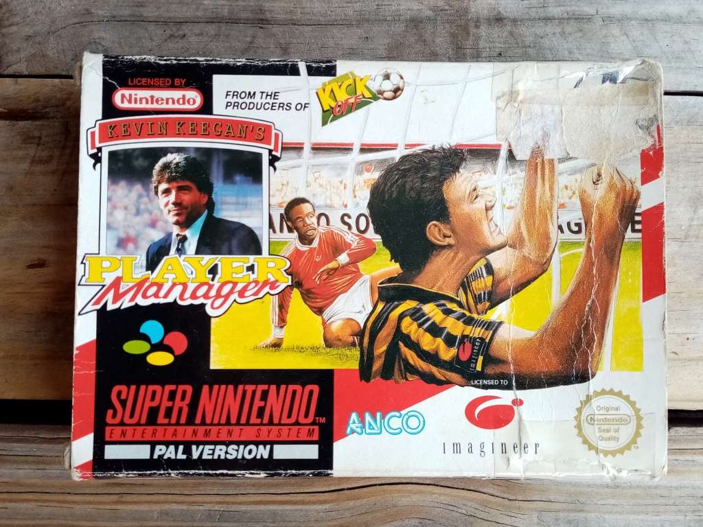 Super Nintendo Player Manager Boxed