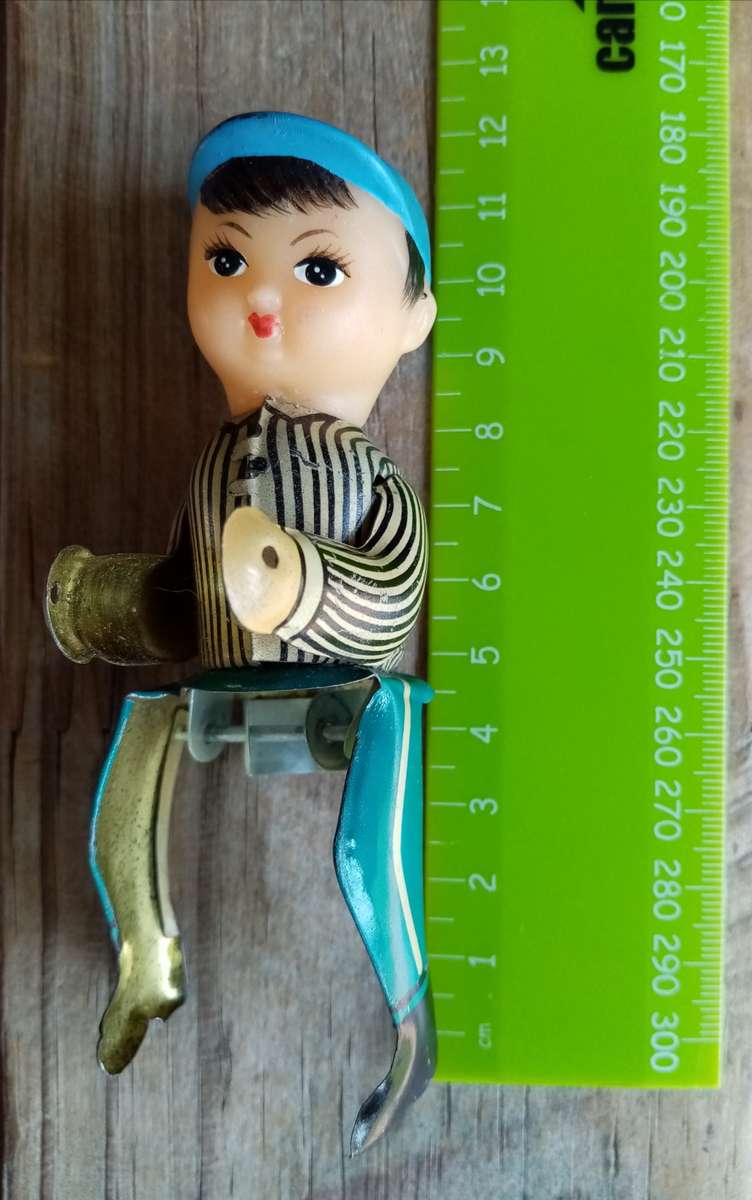Tin Toy Motorcycle Rider