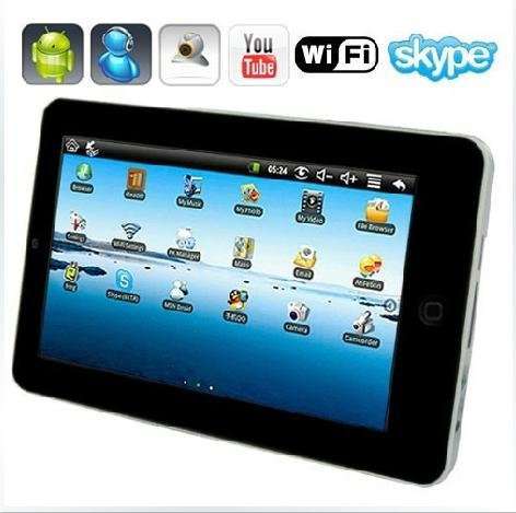 7" Google Android 2.2 Tablet PC, Touch Screen, WIFI, Camera,3G