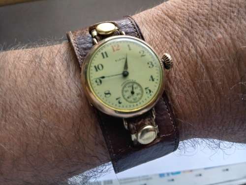 Elgin Trench Watch WW1/WW2, Free Shipping!