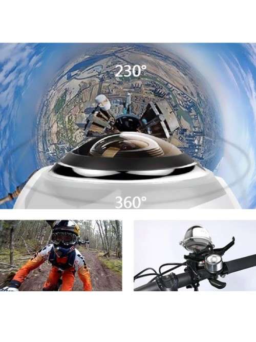 360 DEGREE 4K ACTION CAMERA (SILVER)