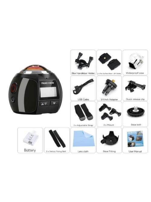 360 DEGREE 4K ACTION CAMERA (SILVER)