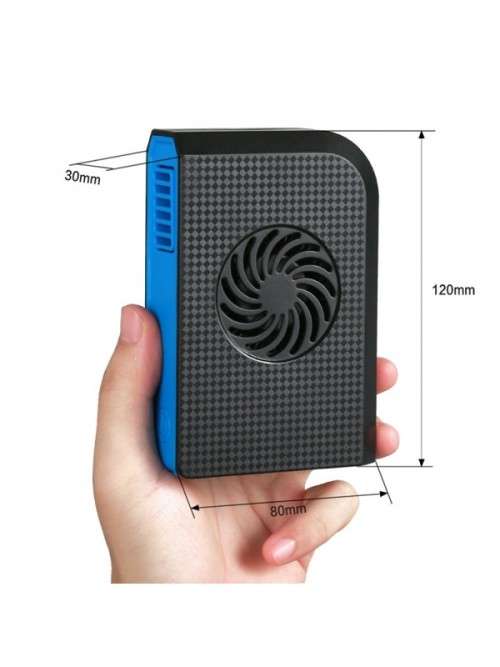 6000mAh Power Bank - High Capacity Lithium Battery, Built-In Fan, 55dB, Brushless Motor