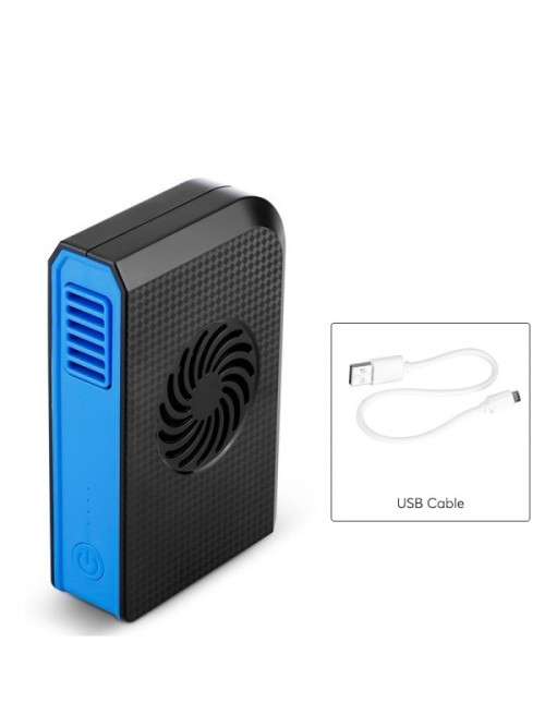 6000mAh Power Bank - High Capacity Lithium Battery, Built-In Fan, 55dB, Brushless Motor