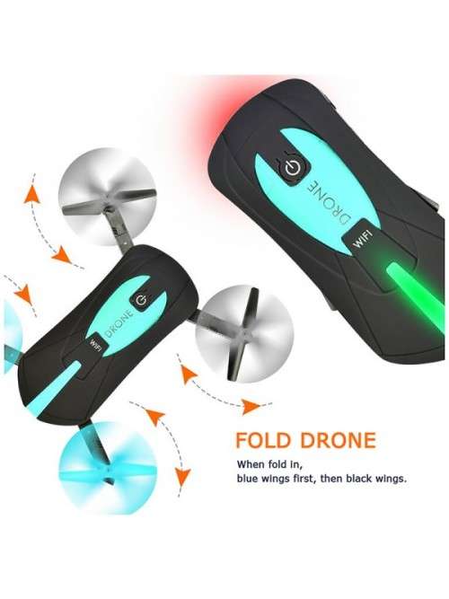 JYO180 Mini Drone - 2.4GHz WiFi Control, 720p HD Camera, 6 Axis Gyro, App Control, 500mAh, 30m Range