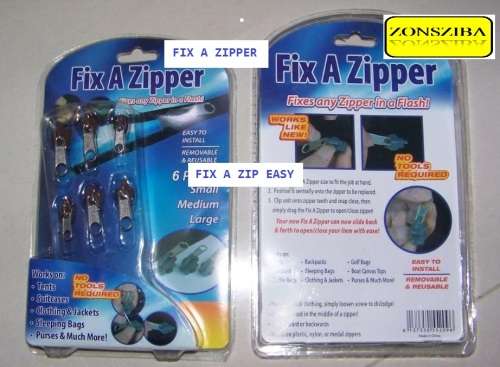 ZIP BROKEN USE "FIX A ZIPPER"