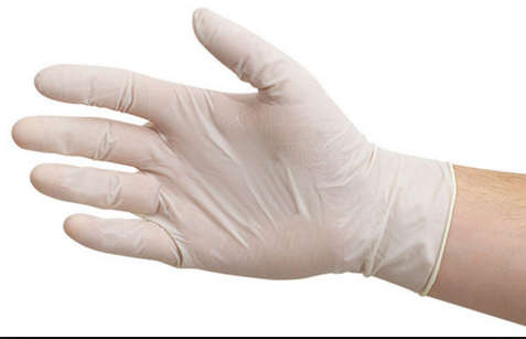 2 PACKETS OF BRAND NEW 20 DISPOSABLE LATEX GLOVES!!!