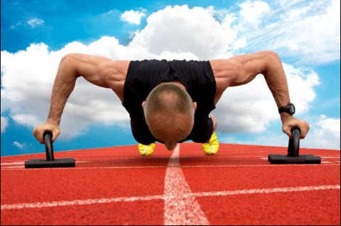 GREAT UPPER BODY WORKOUT WITH THESE PUSH UP BARS!!!