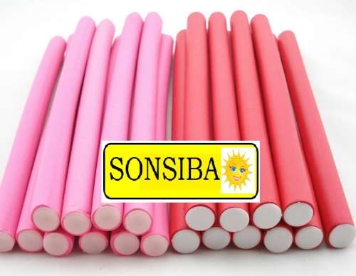 10 PINK "BEAUTY- SLEEP " BENDABLE CURLERS FOR MEDIUM TO LONG HAIR!!