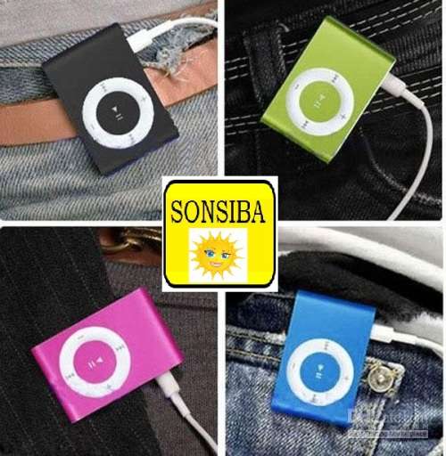 MP3 PLAYER (SHUFFLE STYLE) WITH MINI CLIP METAL CASE - EXCELLENT GIFT !!!