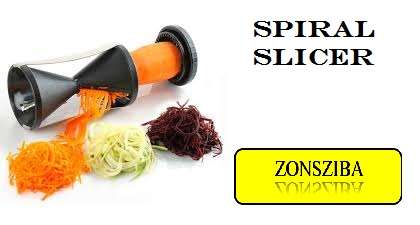 ART YOUR SALADS  WITH SPIRAL SLICER !!!