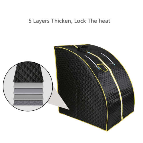 Black Steam Sauna Portable Steam Sauna Room Latest Model Relax Steam Sauna