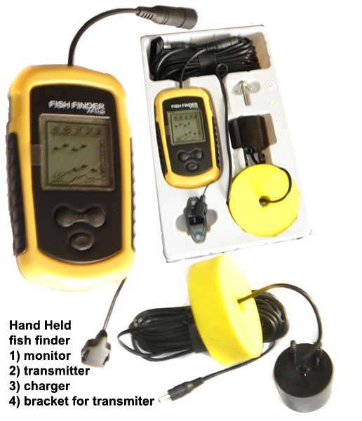 PORTABLE FISH FINDERS FOR SALE | LCD DISPLAY | SPLASH PROOF FISH FINDER