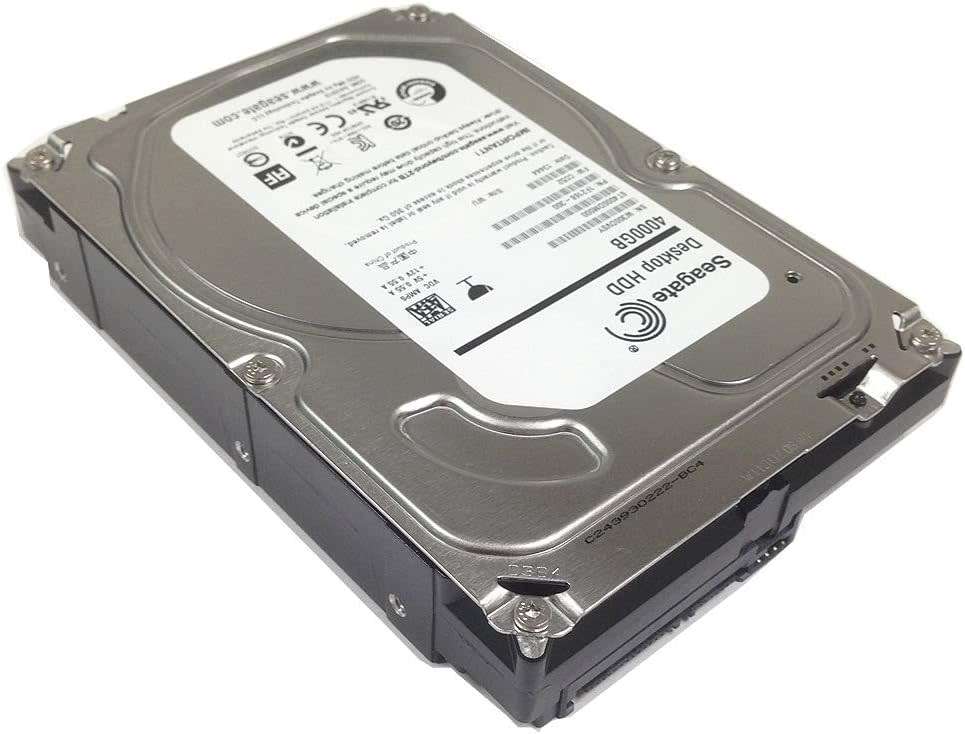 Seagate HDD 4TB Sata 6GB/s 64MB Cache 3.5` Internal Bare Drive (Renewed)