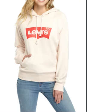 100% Original Levi`s Ladies Hoodie (Light Pink) Large - Brand new (Retail R799)