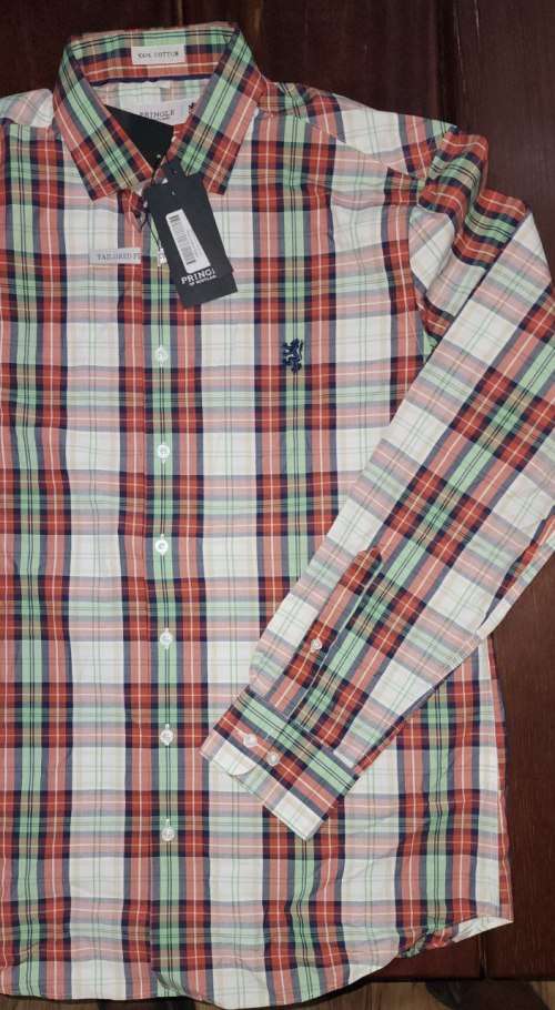 Original PRINGLE of Scotland Formal Shirt - Large (Retail R1599) - Tailored - 100% Cotton