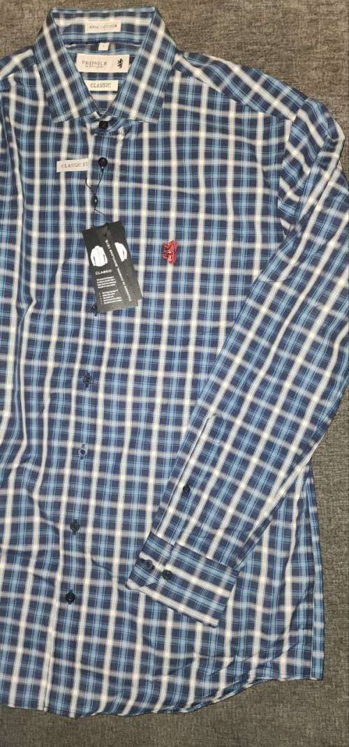 Original PRINGLE of Scotland Formal Shirt - Large (Retail R1599) - Classic - 100% Cotton