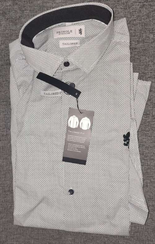 Original PRINGLE of Scotland Formal Shirt - Large (Retail R1599) - Tailored Fit - 100% Cotton