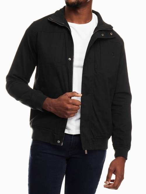 Original PRINGLE of Scotland Bomber Jacket (Black) - X-Large (Retail R3299)