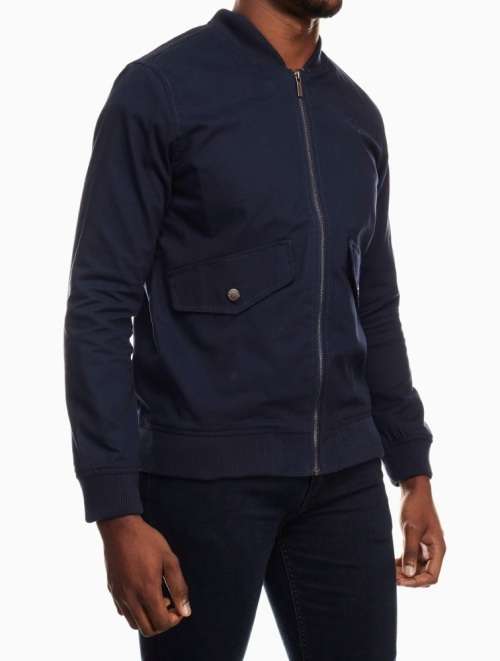 Original PRINGLE of Scotland Bomber Jacket (Navy) - Medium (Retail R3299)
