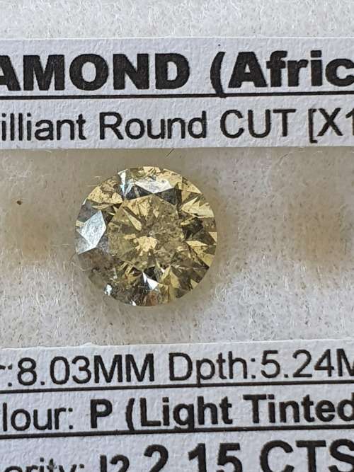 Large loose natural diamond 2.15 CTS!!