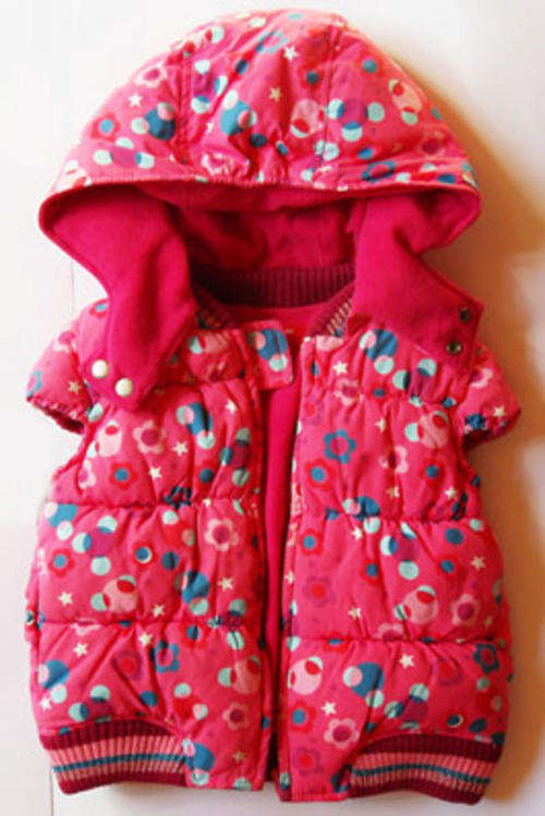 PUMPKIN HOODY PADDING JUMPER Size for 4~5Y