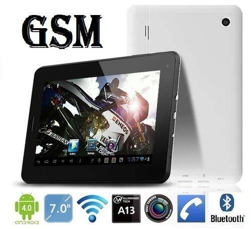 **LATEST 2013 MODEL** 7" Andriod 4.0 GSM phone Tablet Pc, 1.2 GHZ, 3G, HD. *2 cameras*