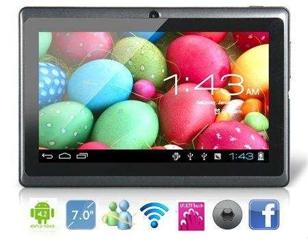**NEXT GENERATION** 7" Android 4.2 Sanei Cube Tablet pc, dual core. ext 3G, HD *2 cameras*